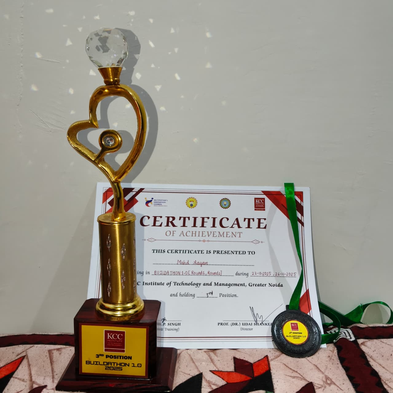 Buildathon 1.0 Certificate
